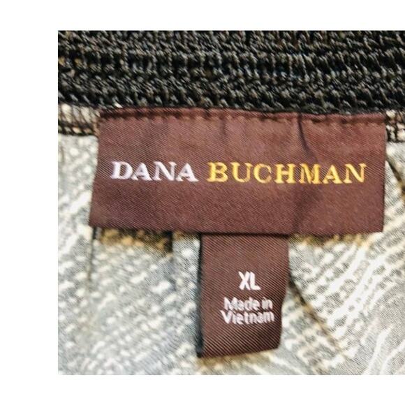 Dana Buchman Black Cream Midi Dress XL - Picture 4 of 4